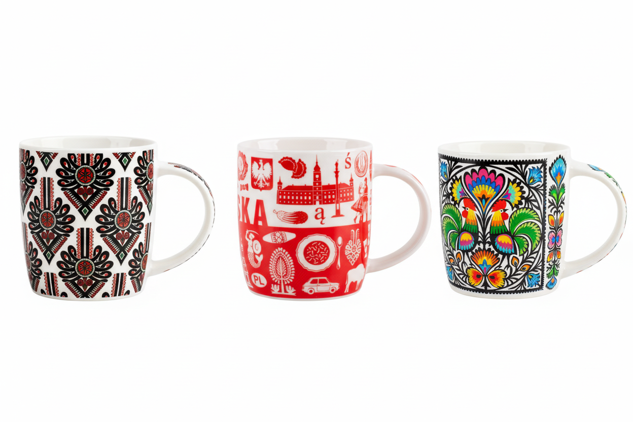 3 Hania mugs