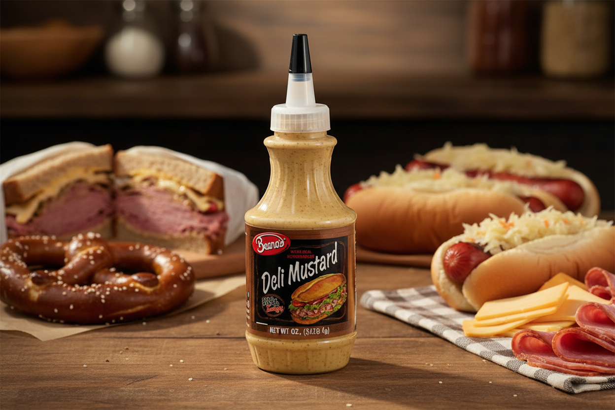 Beano's Deli Mustard product scene