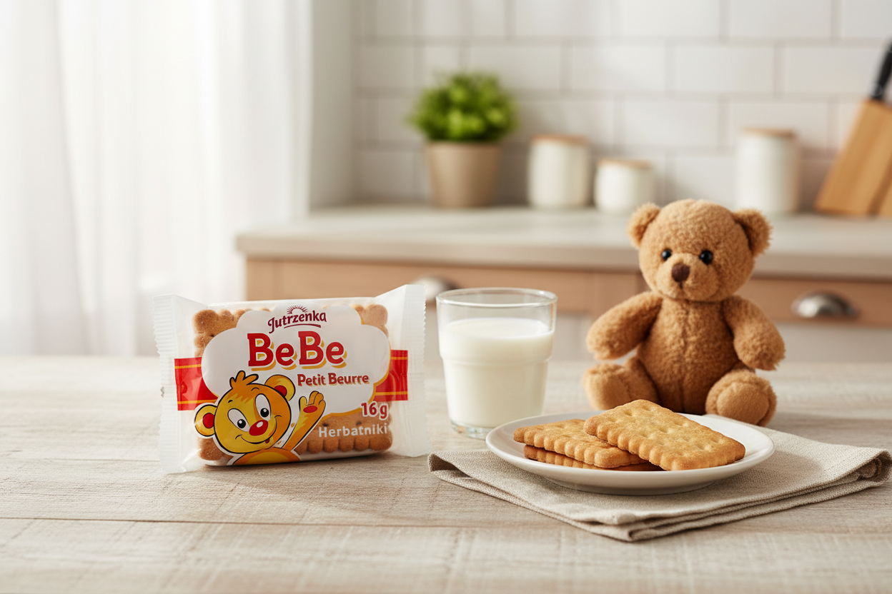 BeBe Petit Beurre Biscuits in warm family setting