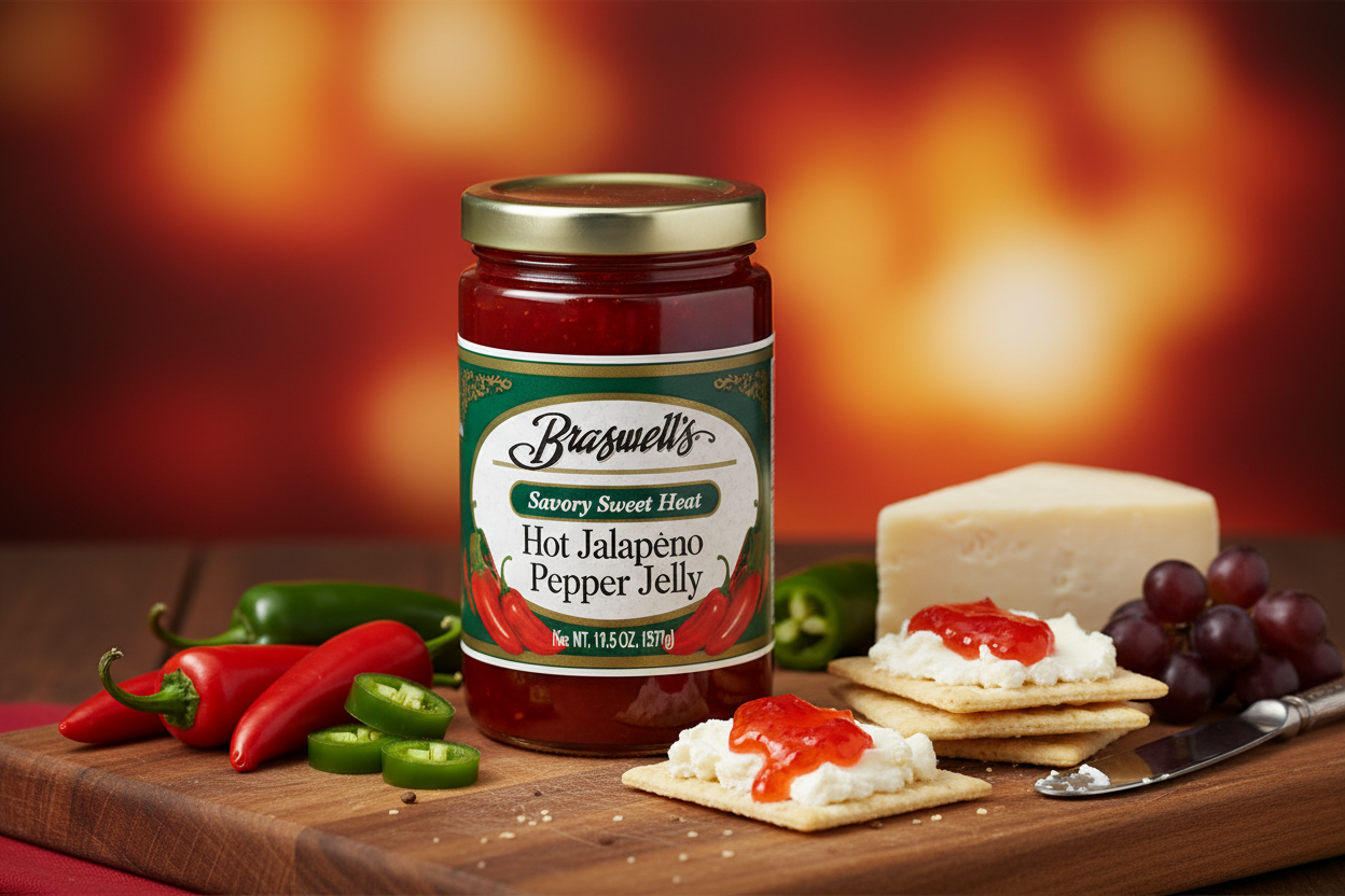 Braswell's Hot Jalapeño Pepper Jelly product scene