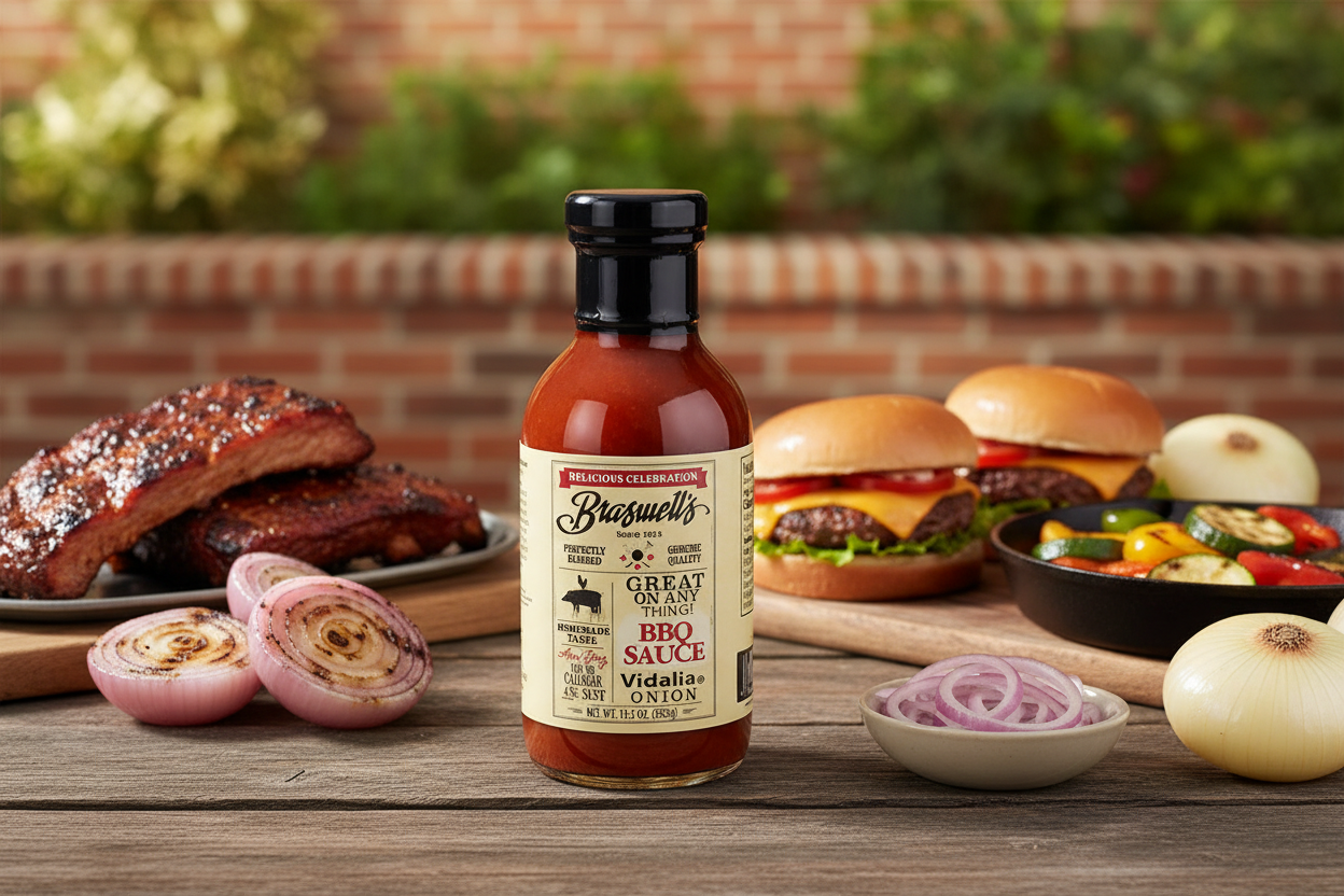 Braswell's Vidalia Onion BBQ Sauce product scene