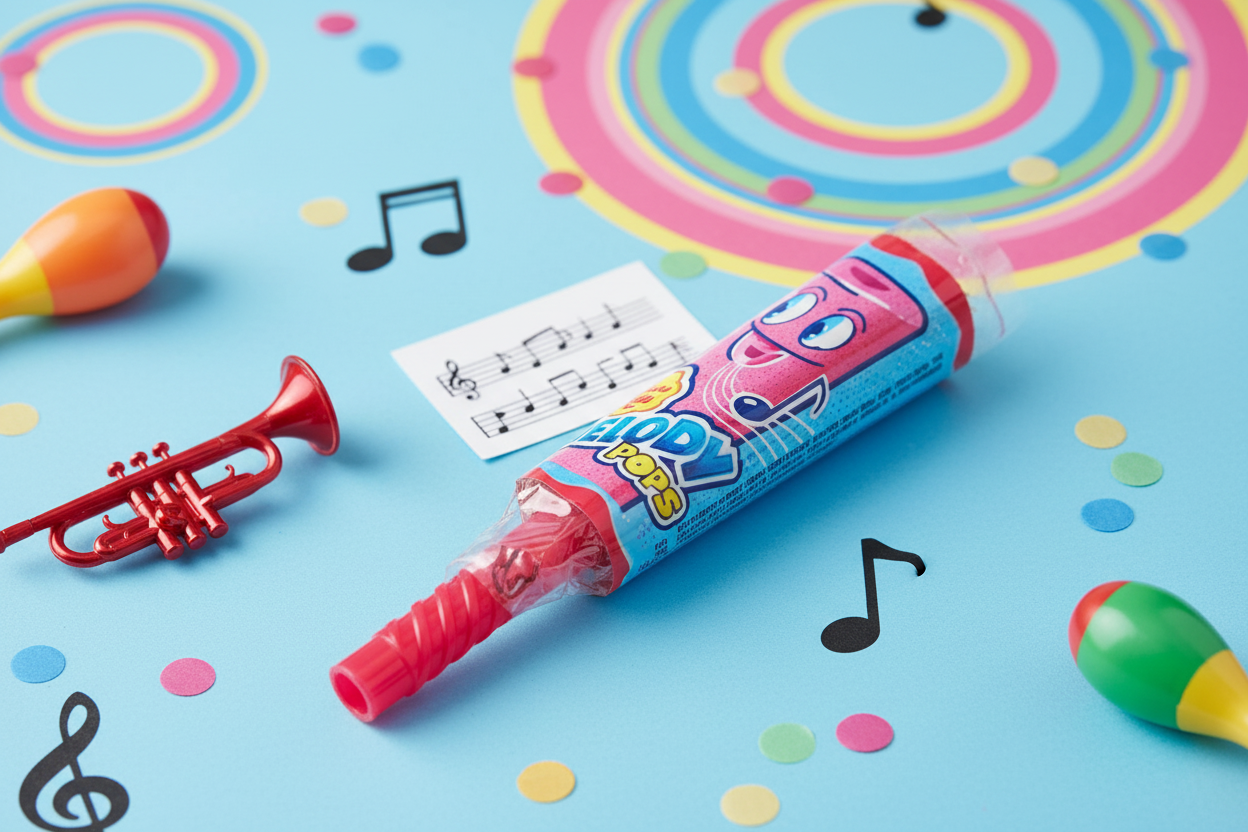 Chupa Chups Melody Pop in musical playful setting