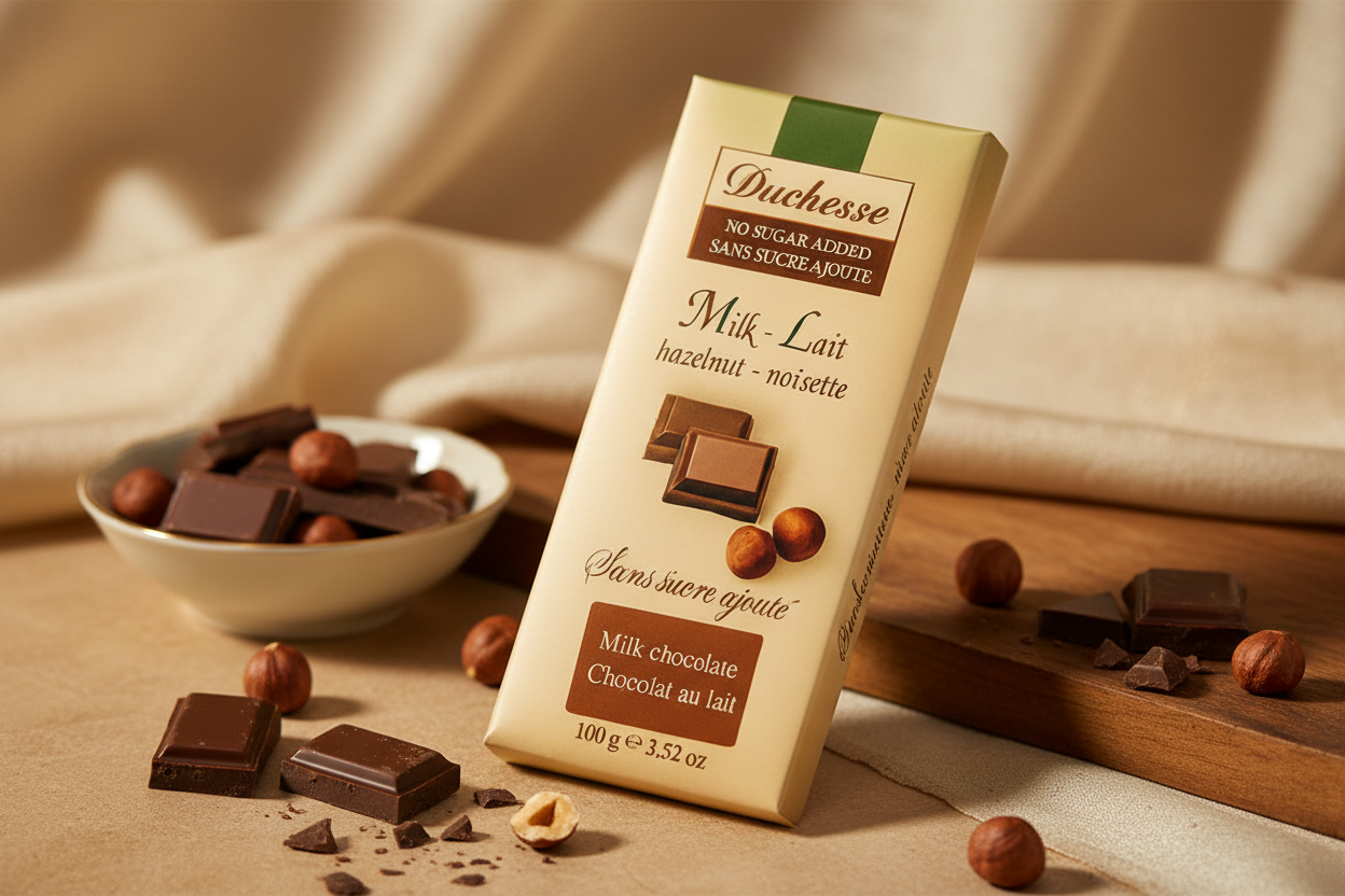 Duchesse Milk Chocolate Hazelnut product scene