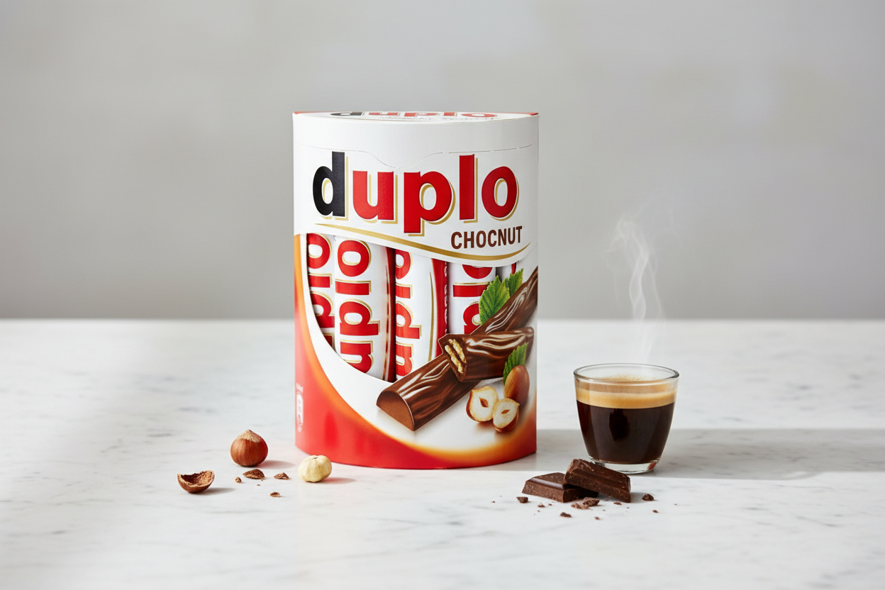 Duplo Chocnut 10-Pack on clean modern surface