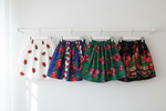 Folk skirts on rack