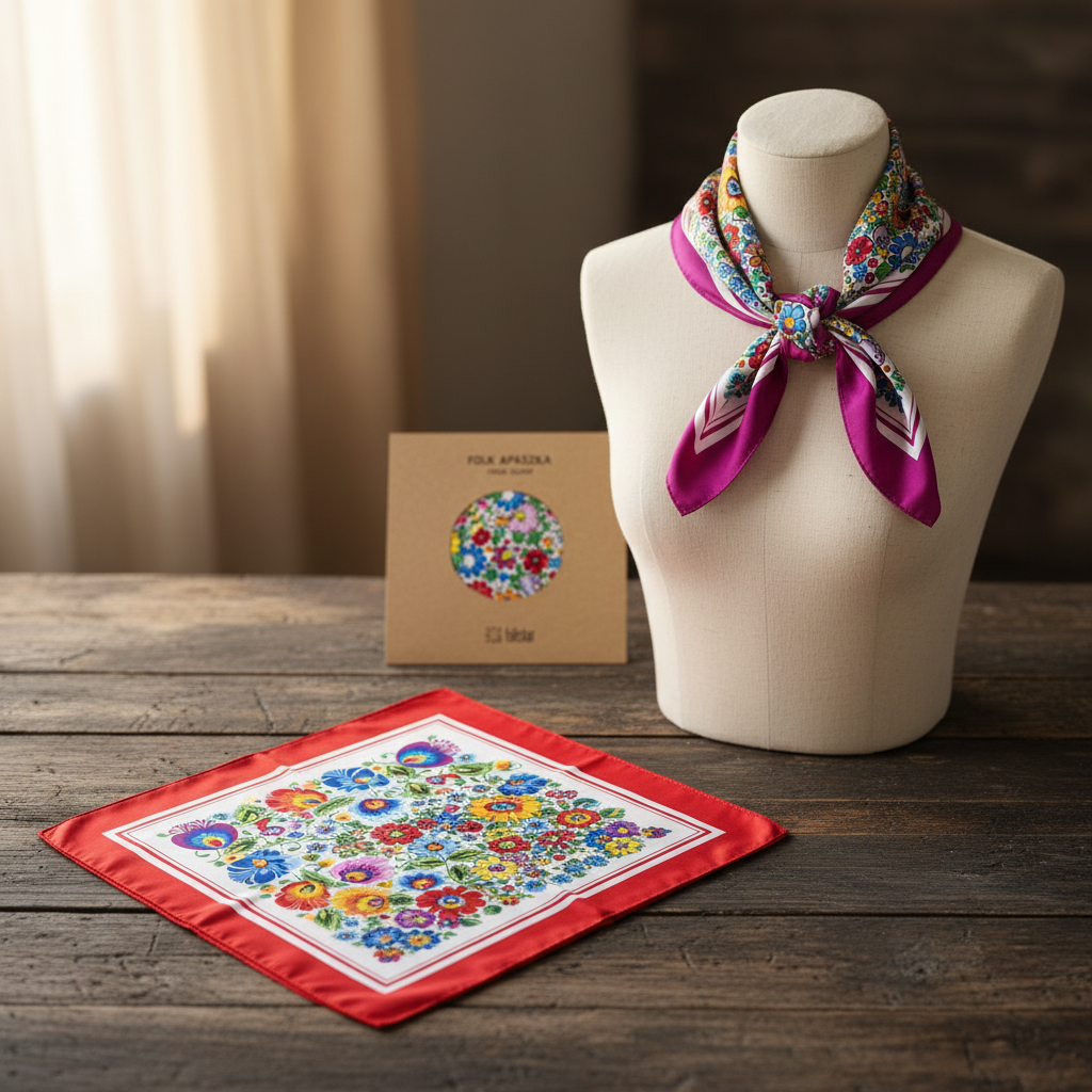 Folkstar Folk Scarf 65x65cm lifestyle