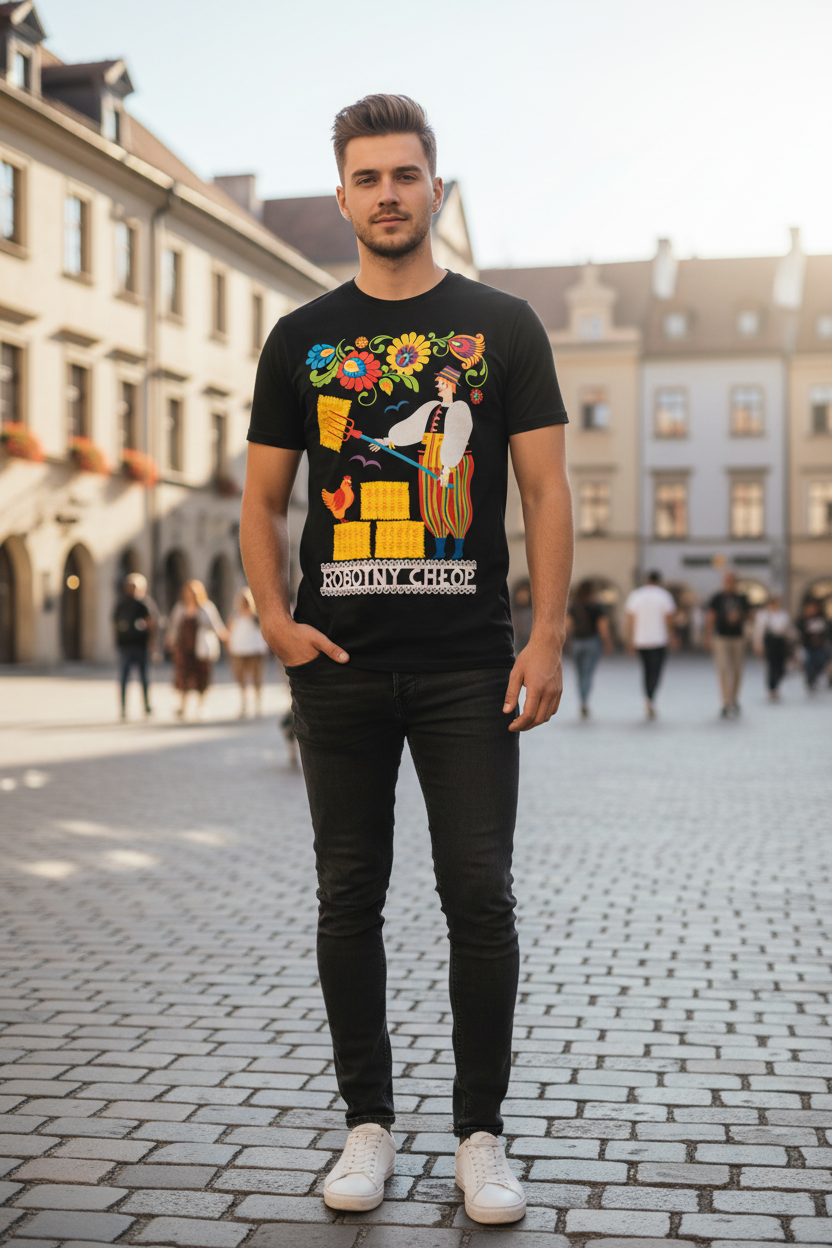 Folkstar Robotny Chłop T-Shirt male model