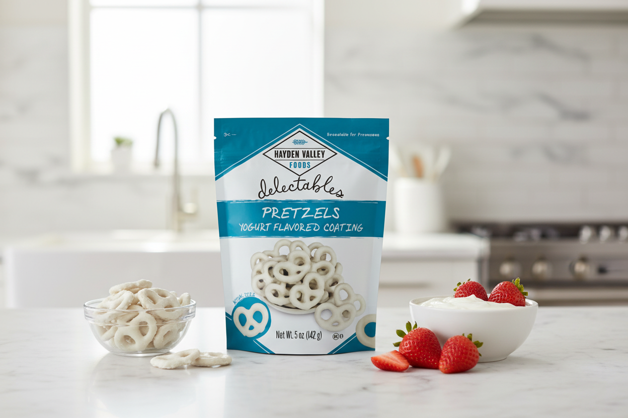 Hayden Valley Foods White Yogurt Pretzels