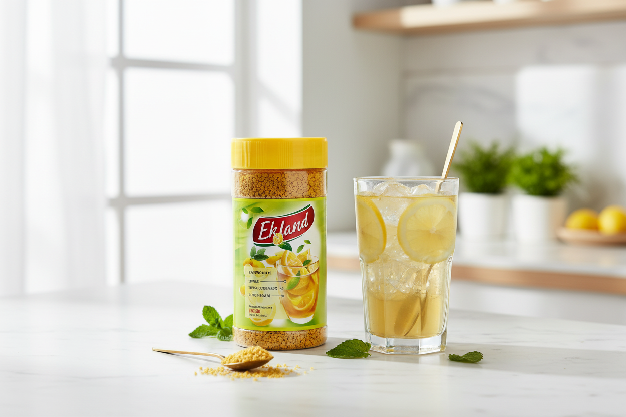 Ekland Lemon Instant Tea lifestyle scene