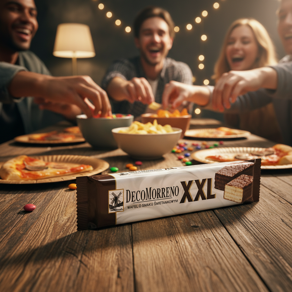DecoMorreno XXL Wafer with realistic party sharing background