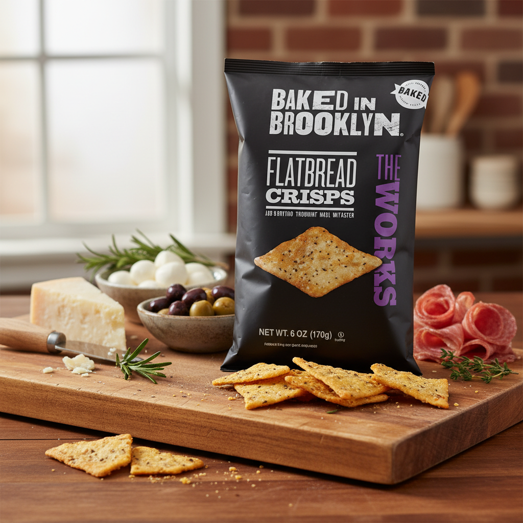 Baked in Brooklyn Flatbread Crisps - The Works