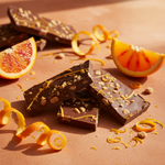 Lard Tunderin’ Toffee & Orange Bark – zesty terracotta lifestyle scene