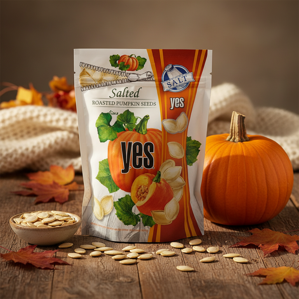 YES Salted Roasted Pumpkin Seeds lifestyle photo