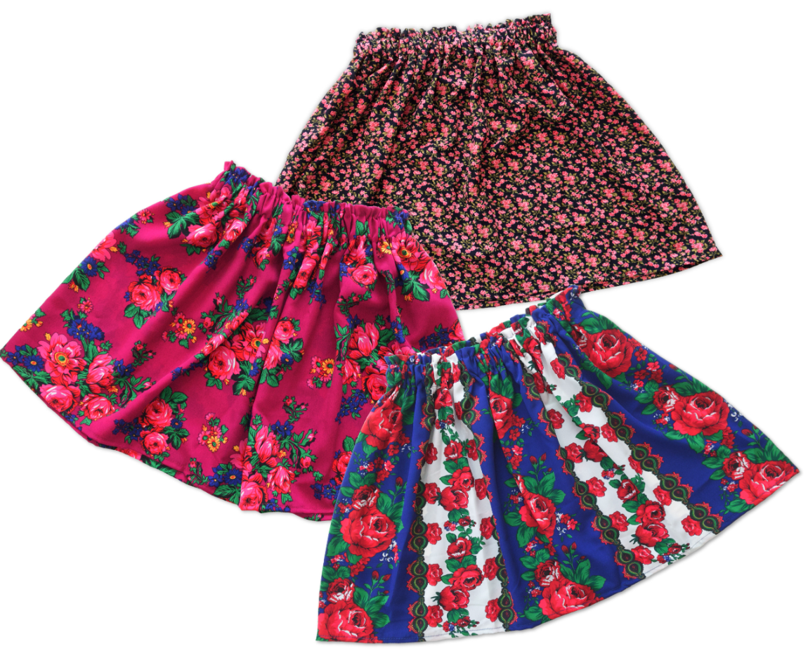 Monart Folk Rose Skirt – Kids Small