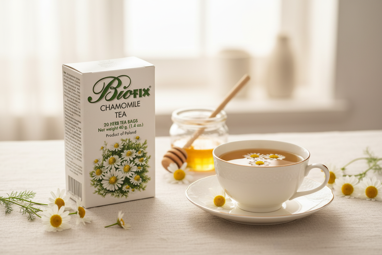 Bio-Fix Chamomile Tea lifestyle scene
