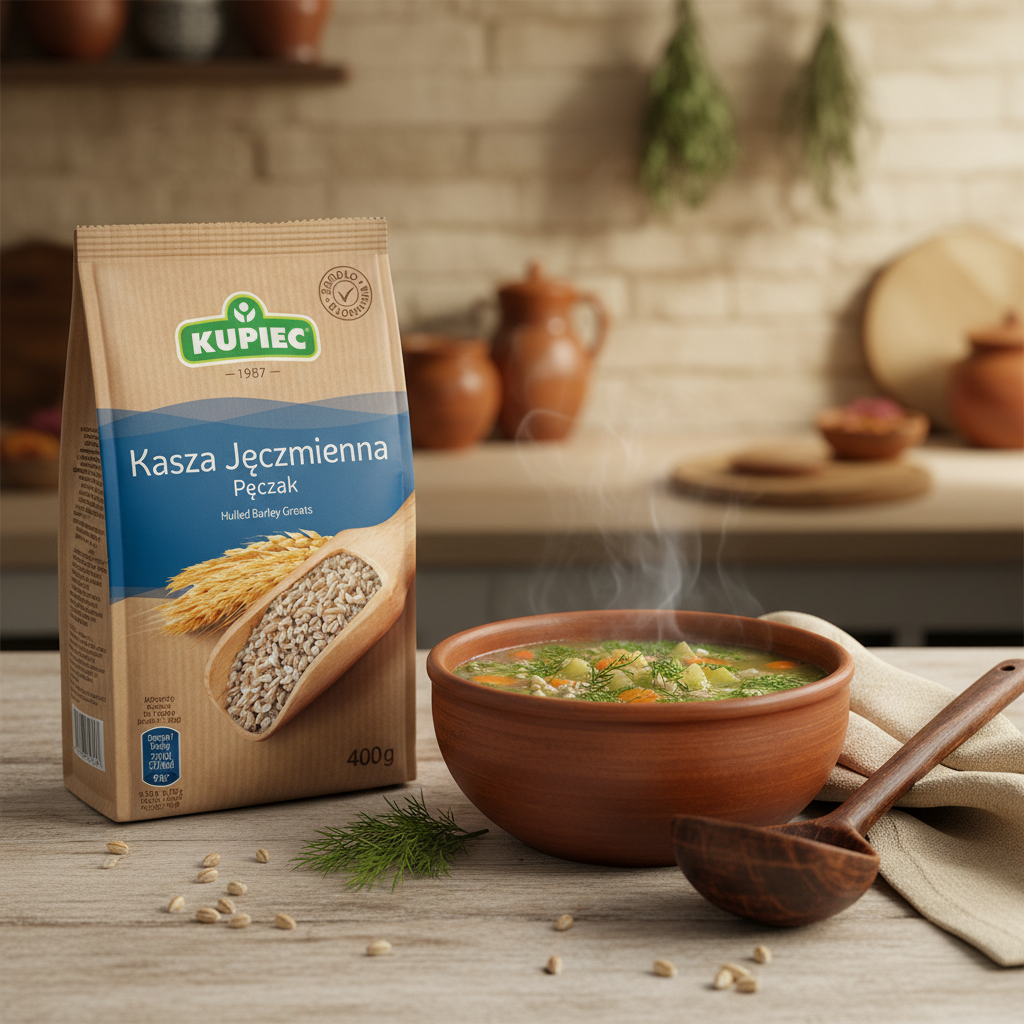 Kupiec Hulled Barley Groats lifestyle photo