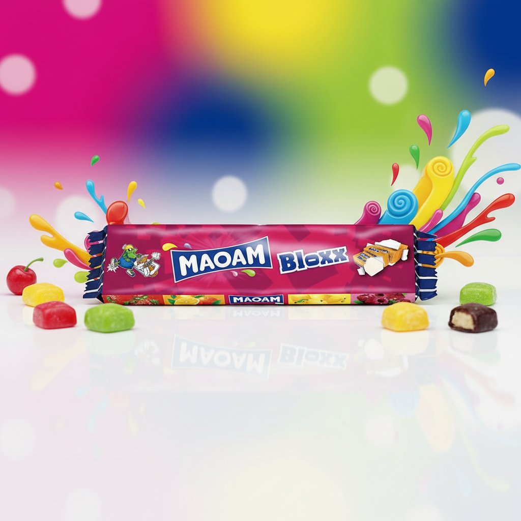 Maoam Bloxx with premium background