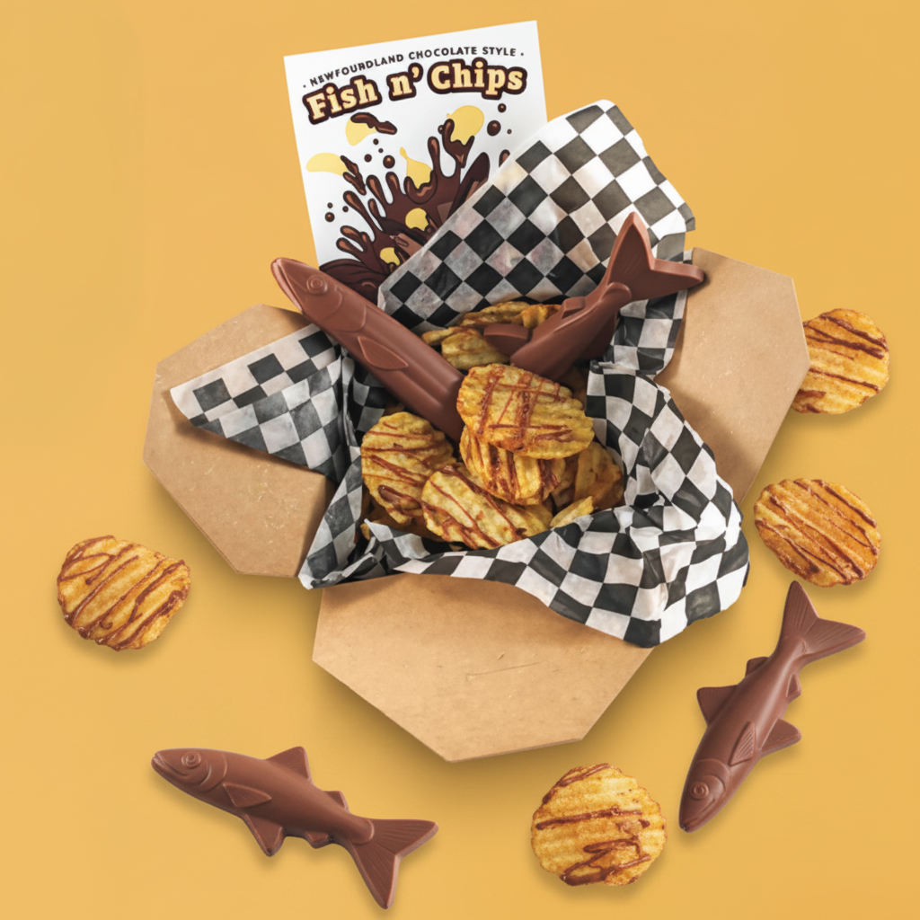 Fish n' Chips – playful Newfoundland lifestyle scene