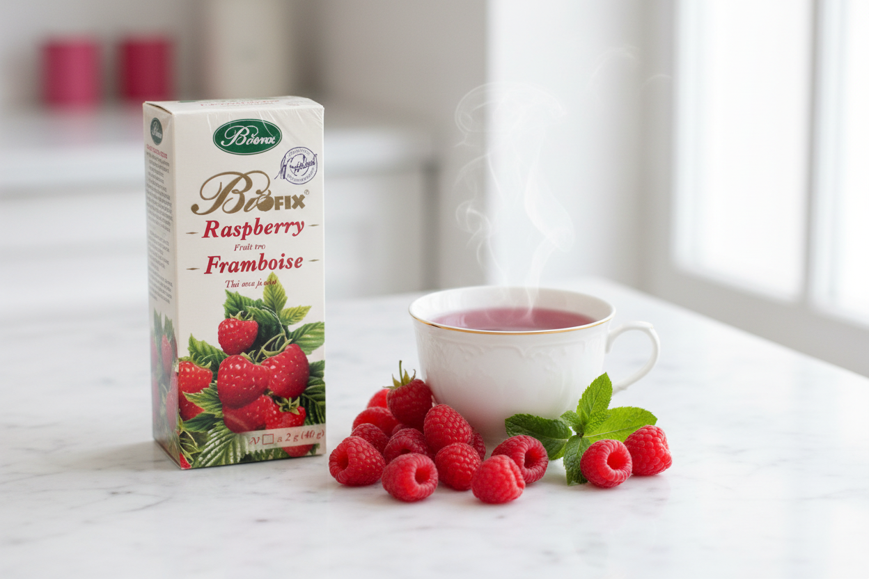 Bifix Raspberry Tea lifestyle scene