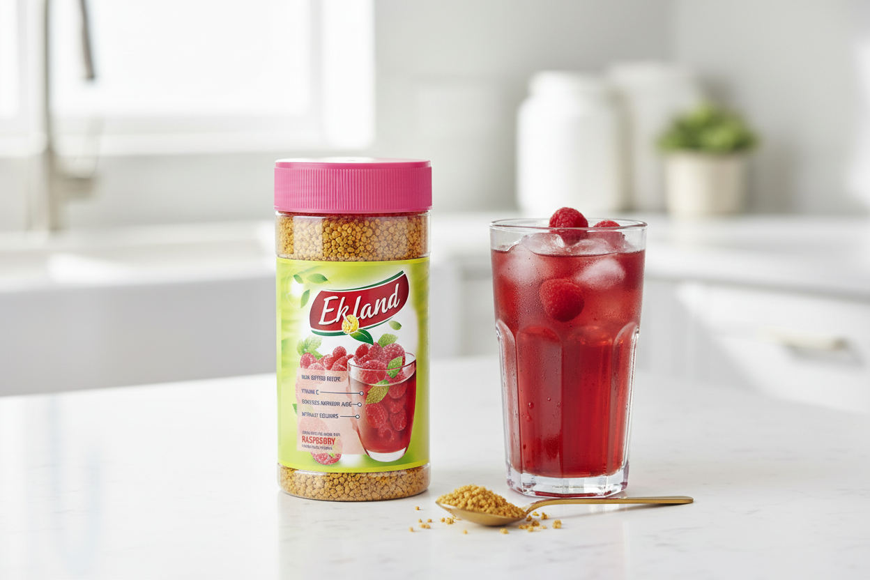 Ekland Raspberry Instant Tea lifestyle scene