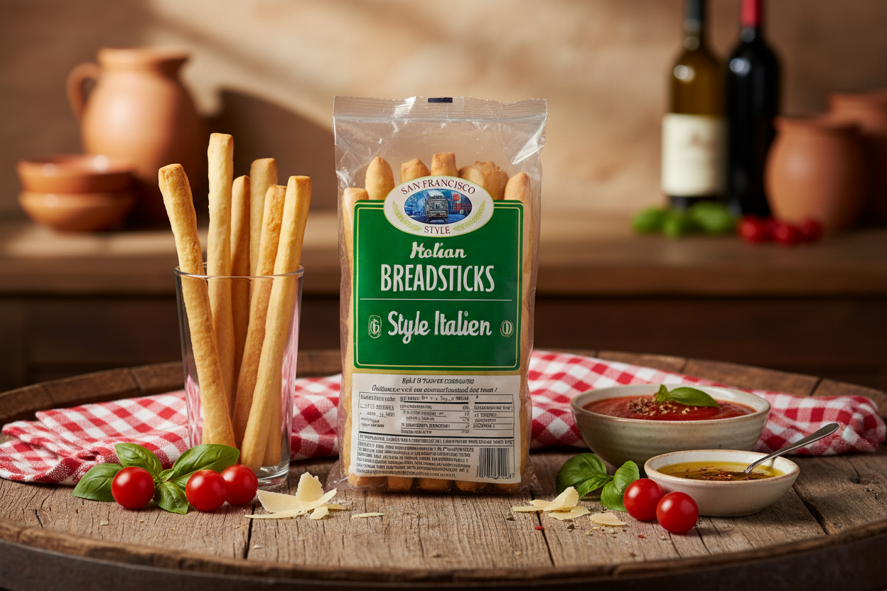 San Francisco Italian Style Breadsticks with marinara