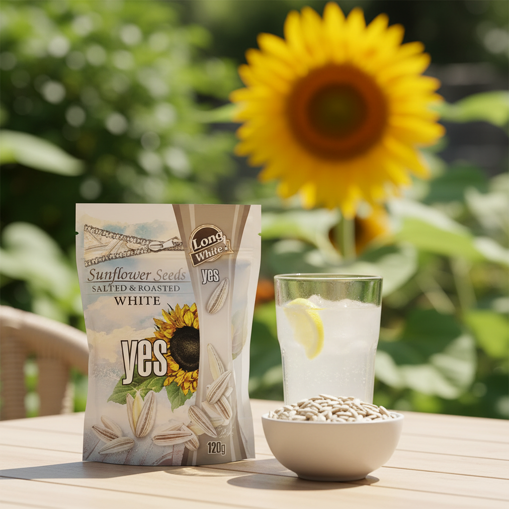 YES Long White Sunflower Seeds lifestyle photo