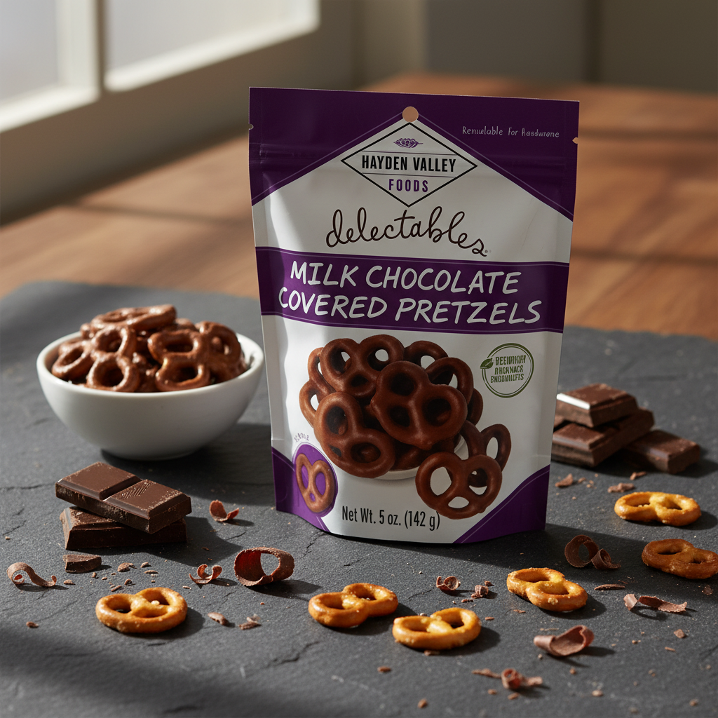 Hayden Valley Foods Milk Chocolate Pretzels