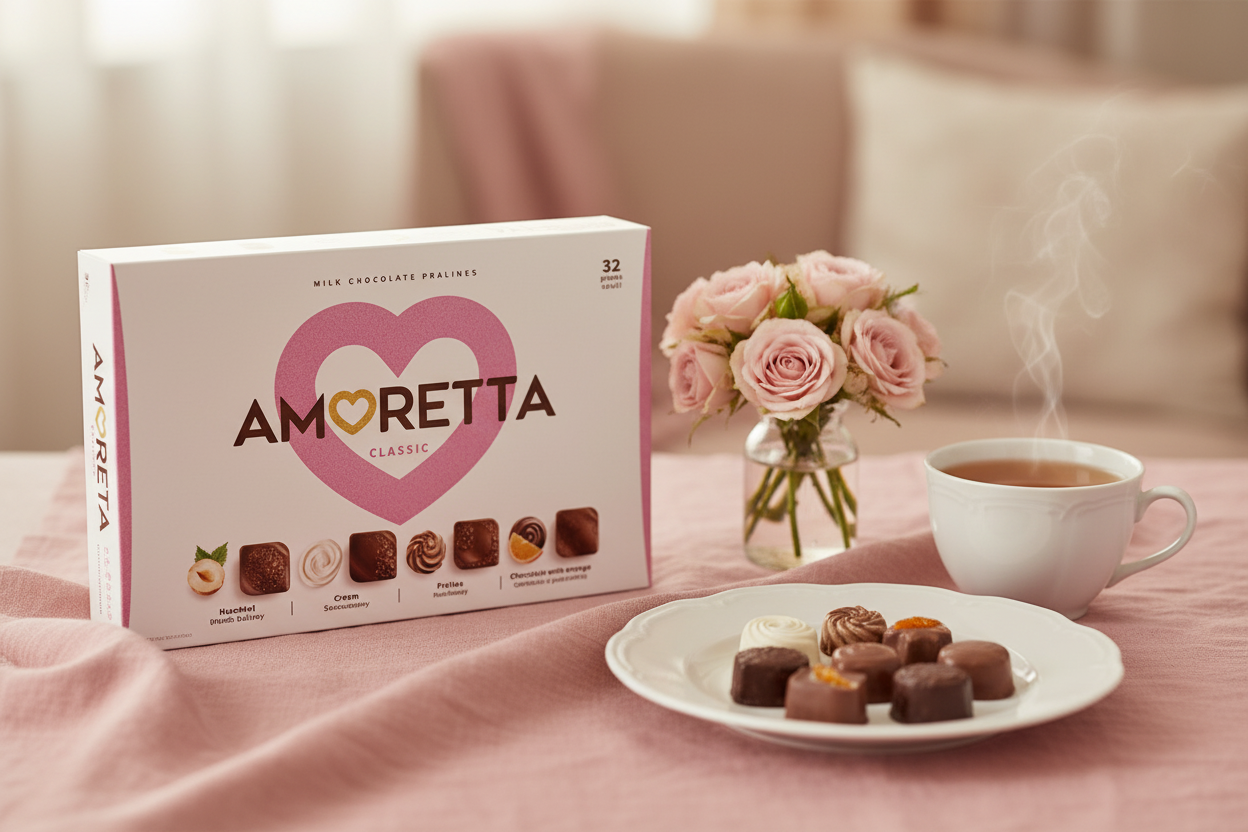 Amoretta Classic pralines lifestyle scene