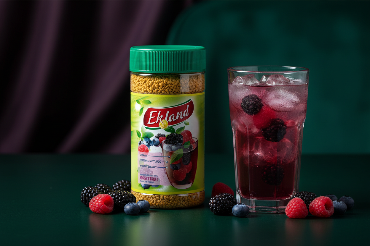 Ekland Forest Fruits Instant Tea lifestyle scene