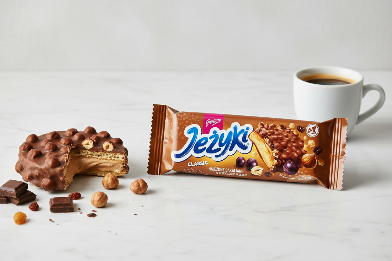 Jeżyki Classic Wafer Bar on clean modern surface