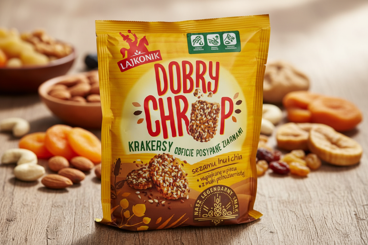 Lajkonik Dobry Chrup Multigrain Crackers