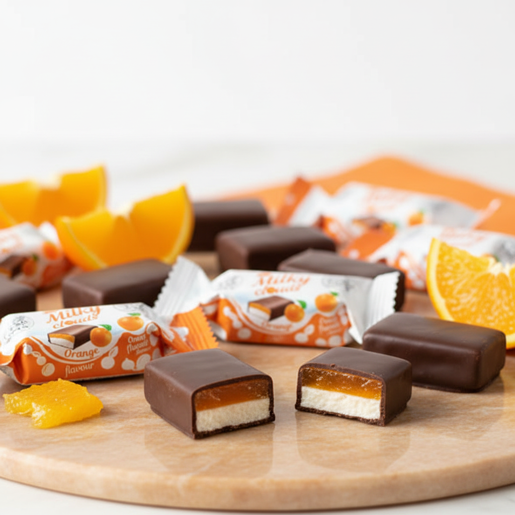 Milky Clouds Orange Jelly – Lifestyle