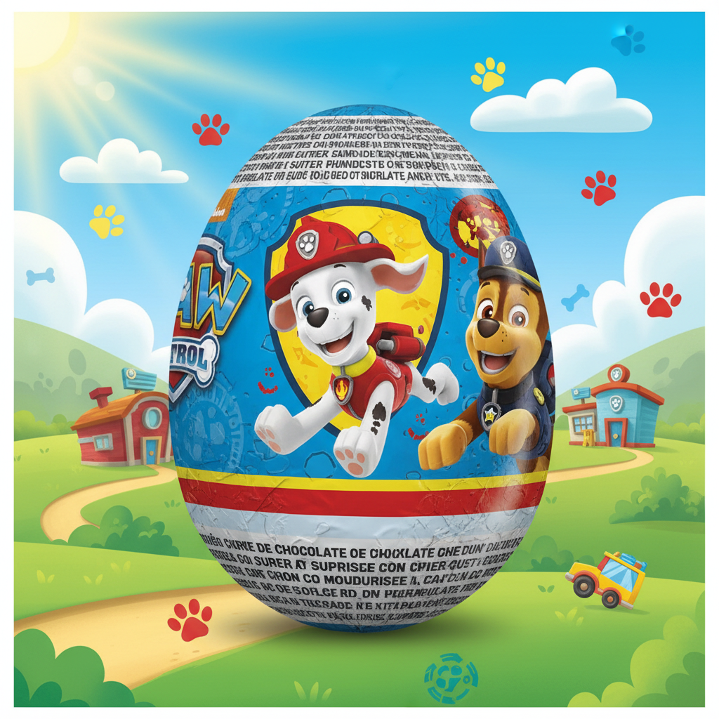 Paw Patrol Surprise Egg Background