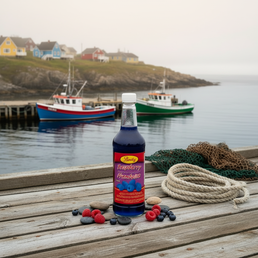 Purity Blue Raspberry Syrup - Newfoundland Heritage