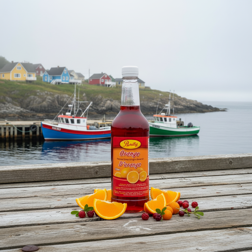 Purity Orange D'orange Syrup - Newfoundland Background