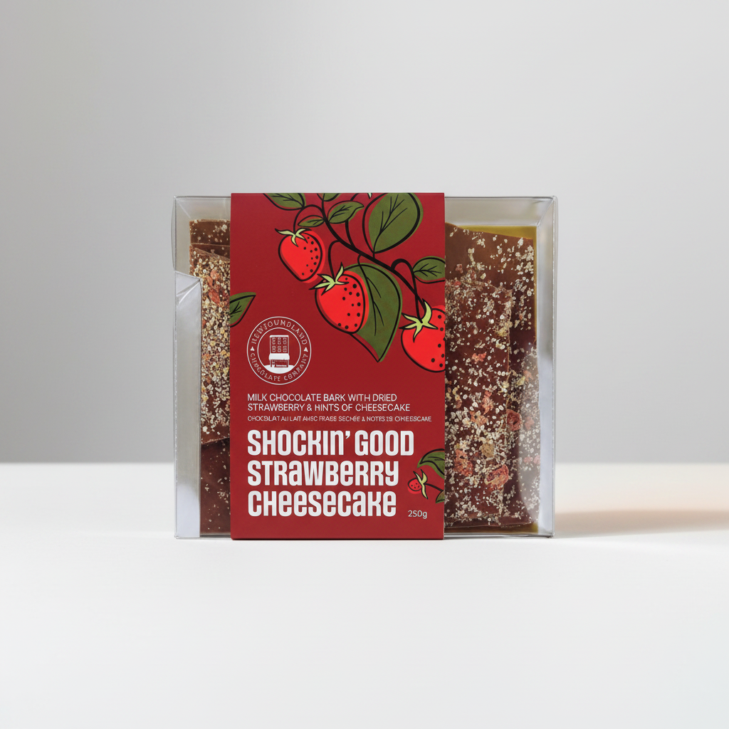 Shockin' Good Strawberry Cheesecake – Enhanced Packaging Shot