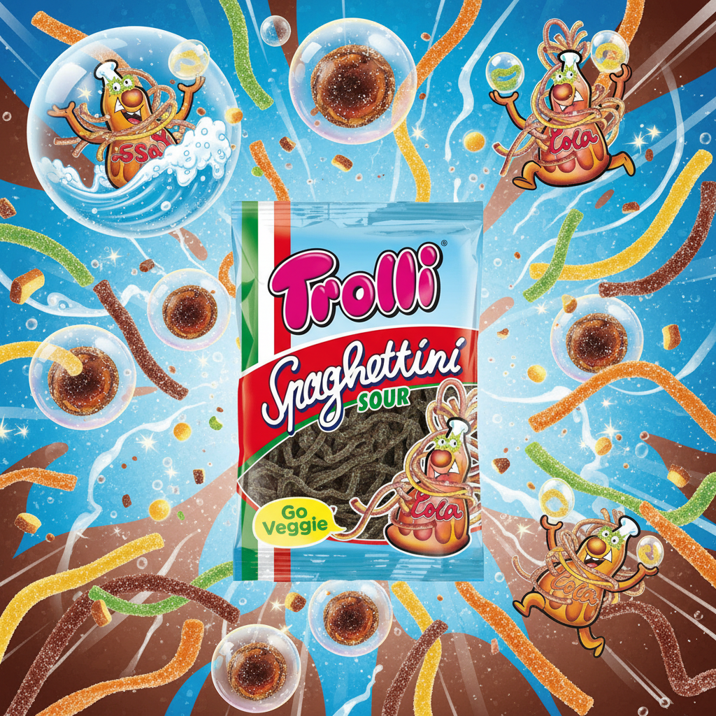 Trolli Spaghettini Sour Cola - Updated Background