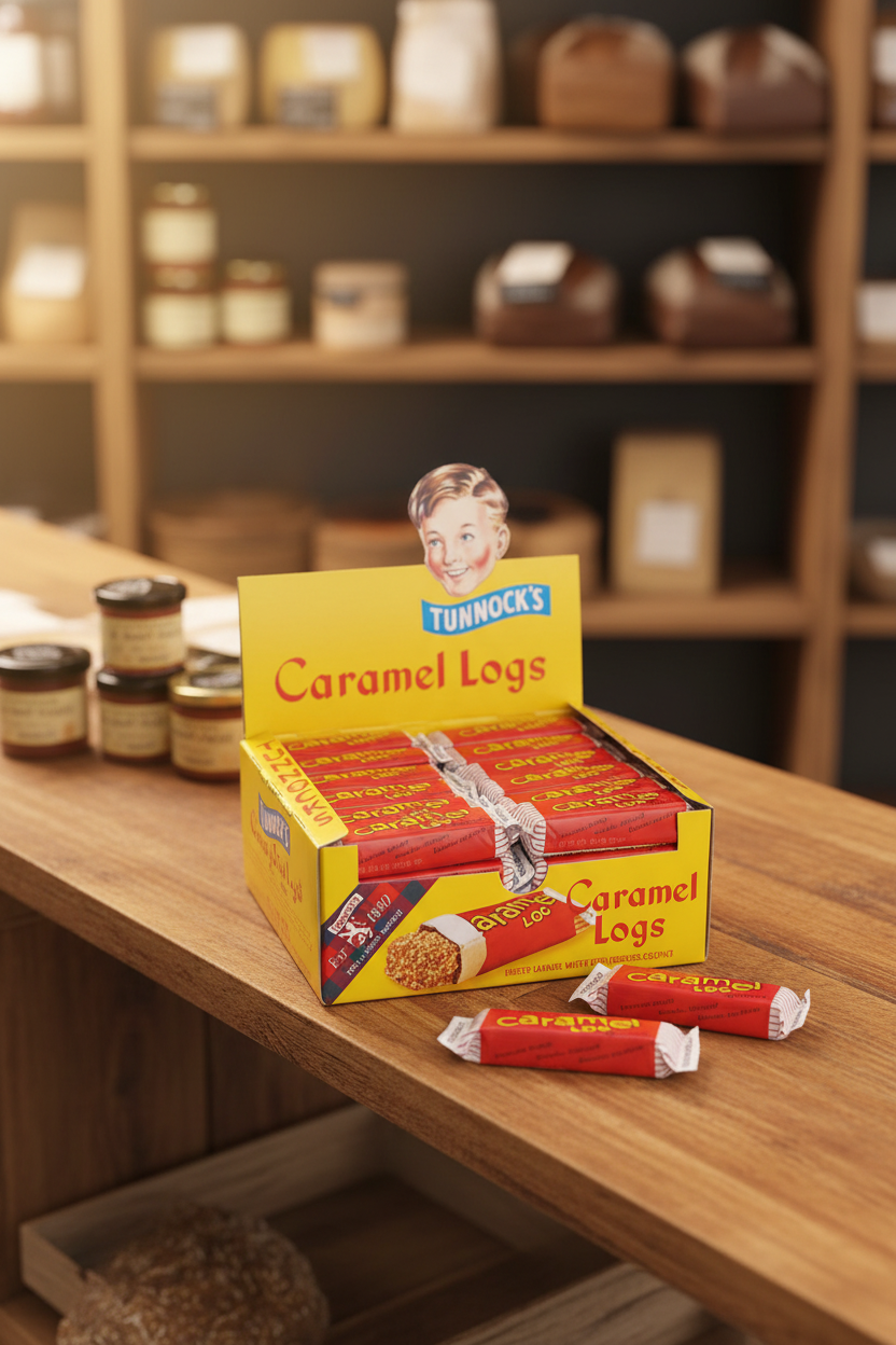Tunnock's Caramel Logs Full Case Lifestyle