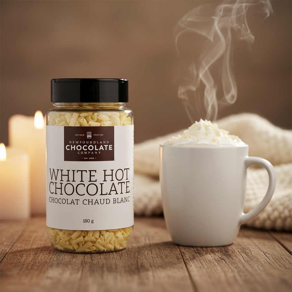 White Hot Chocolate – Upright Jar Lifestyle